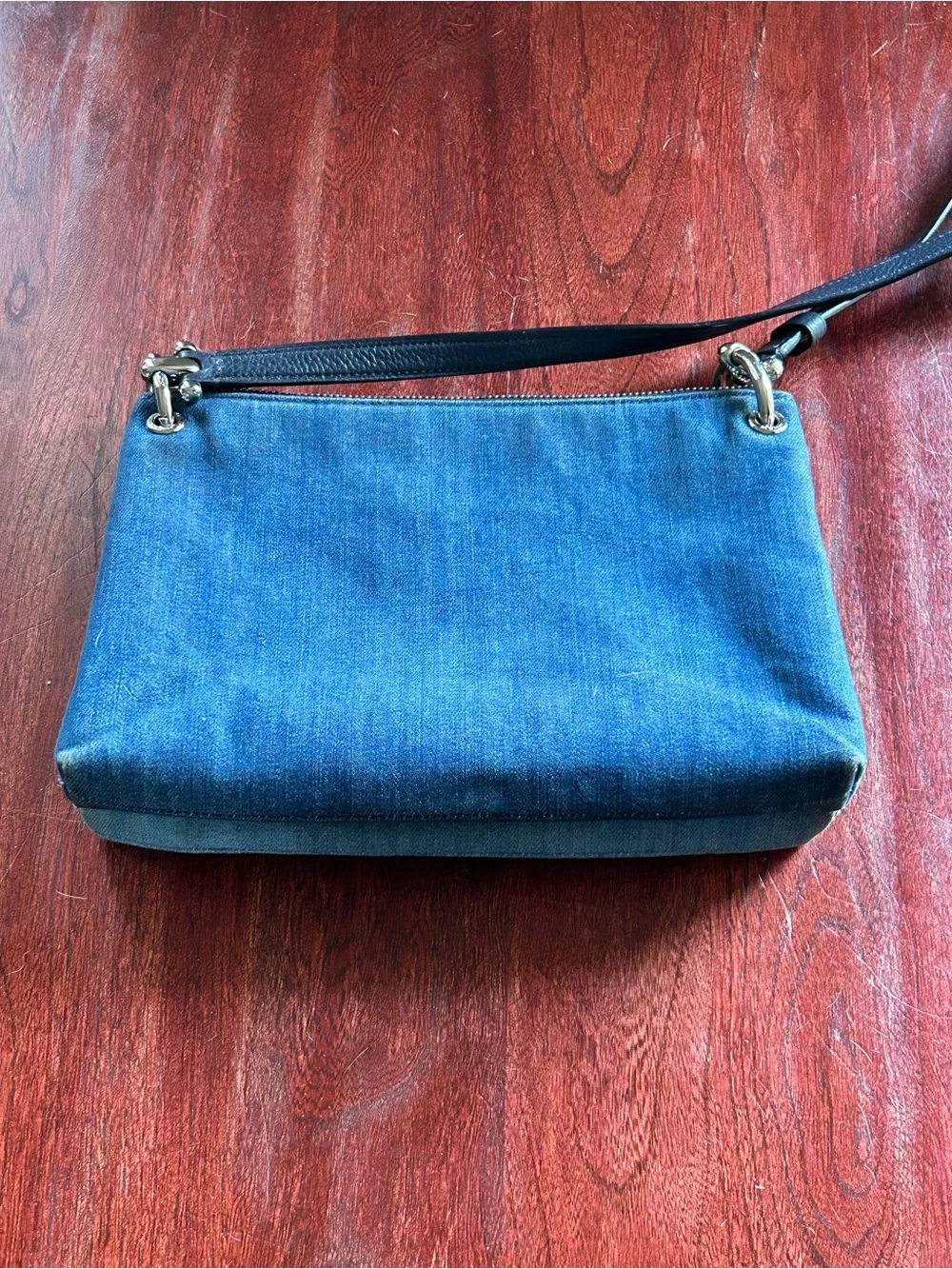 Coach Denim Mia two-Toned Crossbody Bag 91458